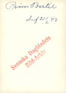 Prince Bertil, Duke of Halland - Vintage Photograph