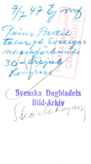 Prince Bertil, Duke of Halland - Vintage Photograph