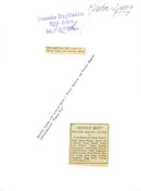 Odéon theater, Stockholm. Martin Ljung as grandmother Myra in Povel Ramels and Hasse Ekmans musical "Funny Boy" - Vintage Photograph