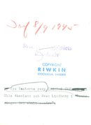 Picture taken by New Theater's revue with Ulla Akselson and Sven Lindberg. - Vintage Photograph