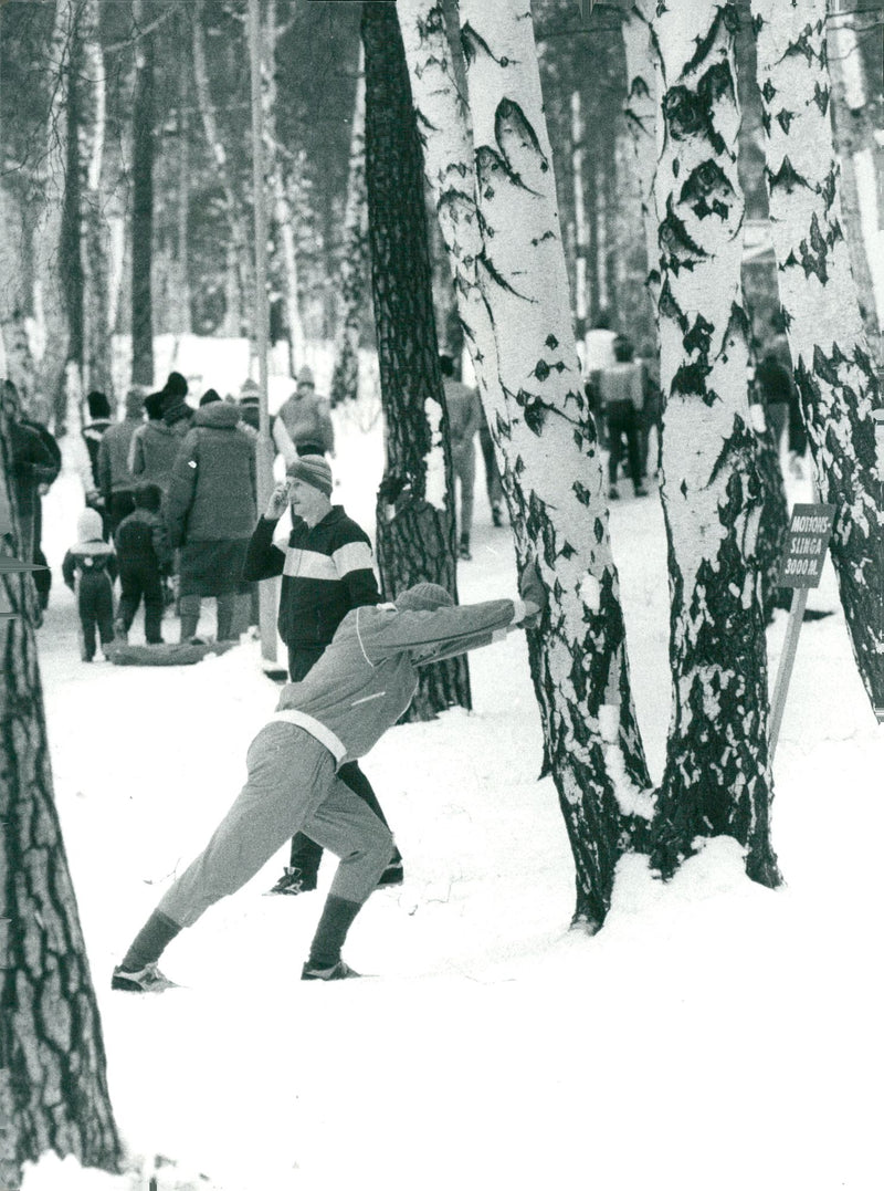 Winter sports - Vintage Photograph