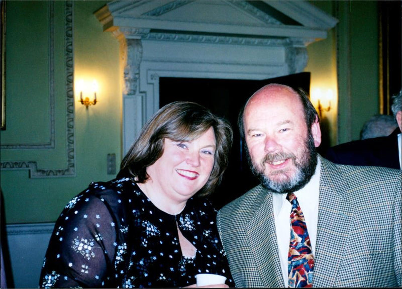British writer Keith Skipper with his wife Diane - Vintage Photograph