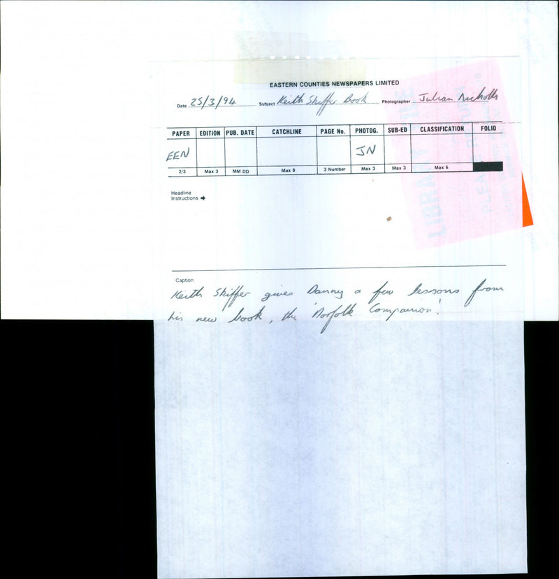 British writer Keith Skipper with his son - Vintage Photograph