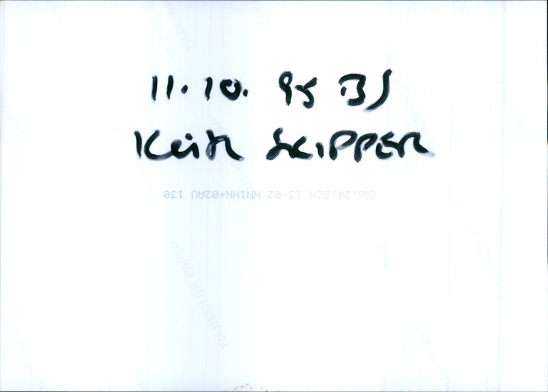 British writer Keith Skipper walks on the road - Vintage Photograph