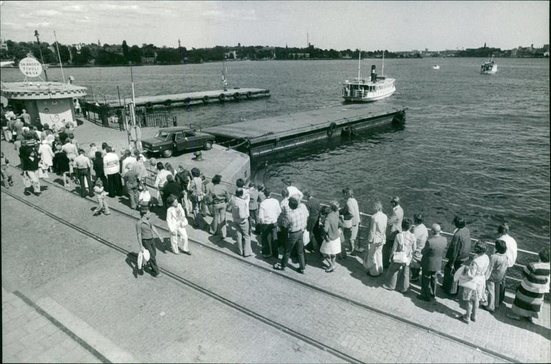 DjurgÃ¥rden ferries SL conflict - Vintage Photograph