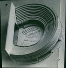 The Royal Dramatic Theatre. Schematic model of the ark. - Vintage Photograph