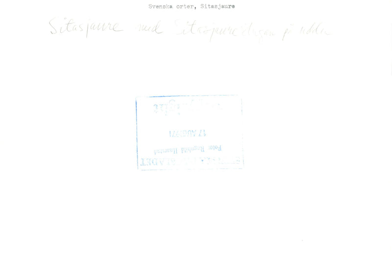 SWEDEN: SITAJAURE - Vintage Photograph