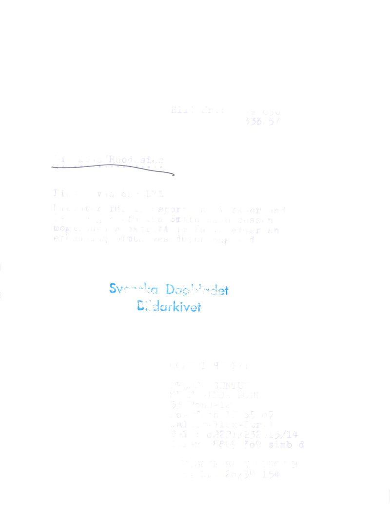 politician P. K. van der Byl - Vintage Photograph