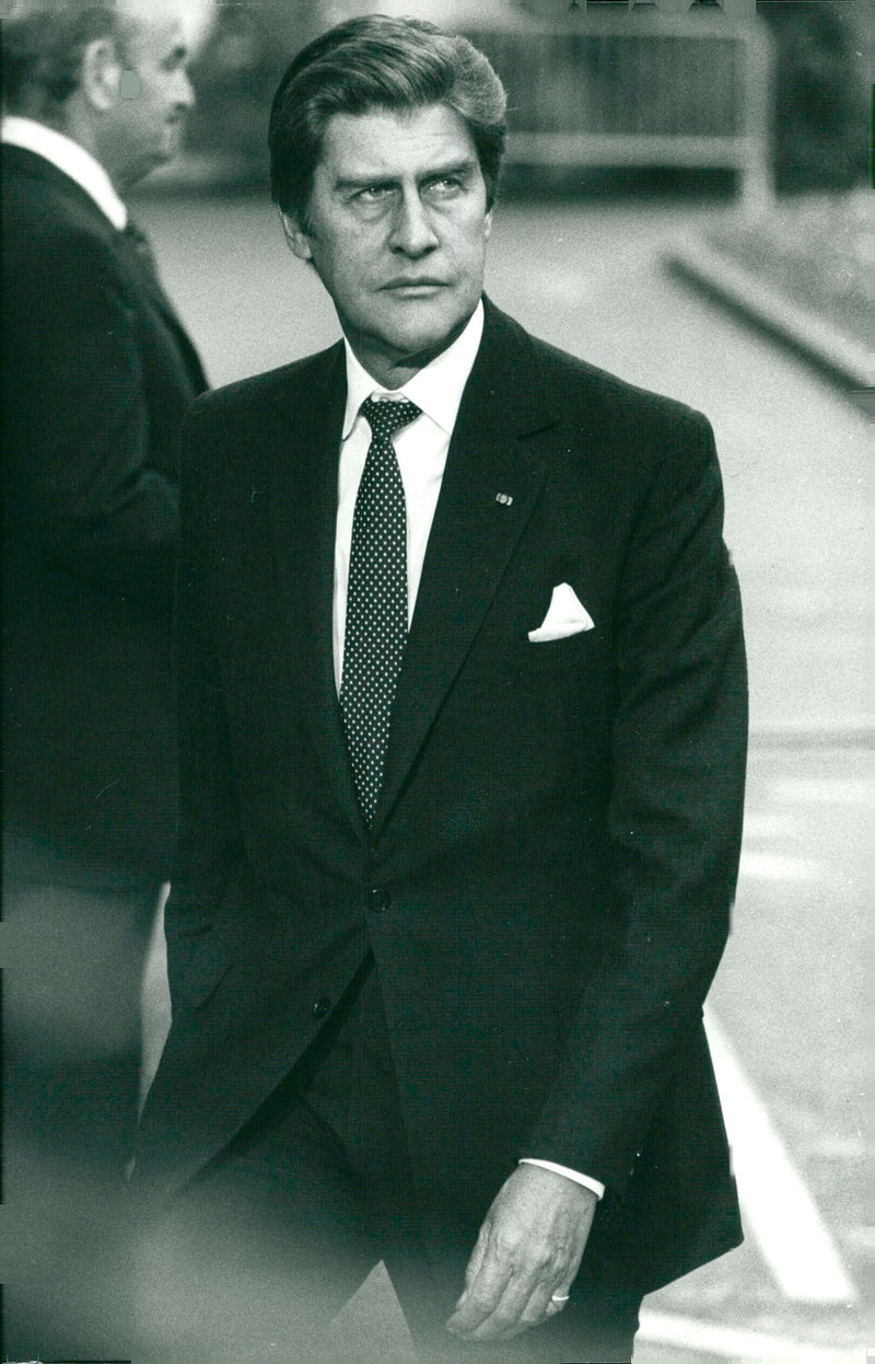 politician P. K. van der Byl - Vintage Photograph