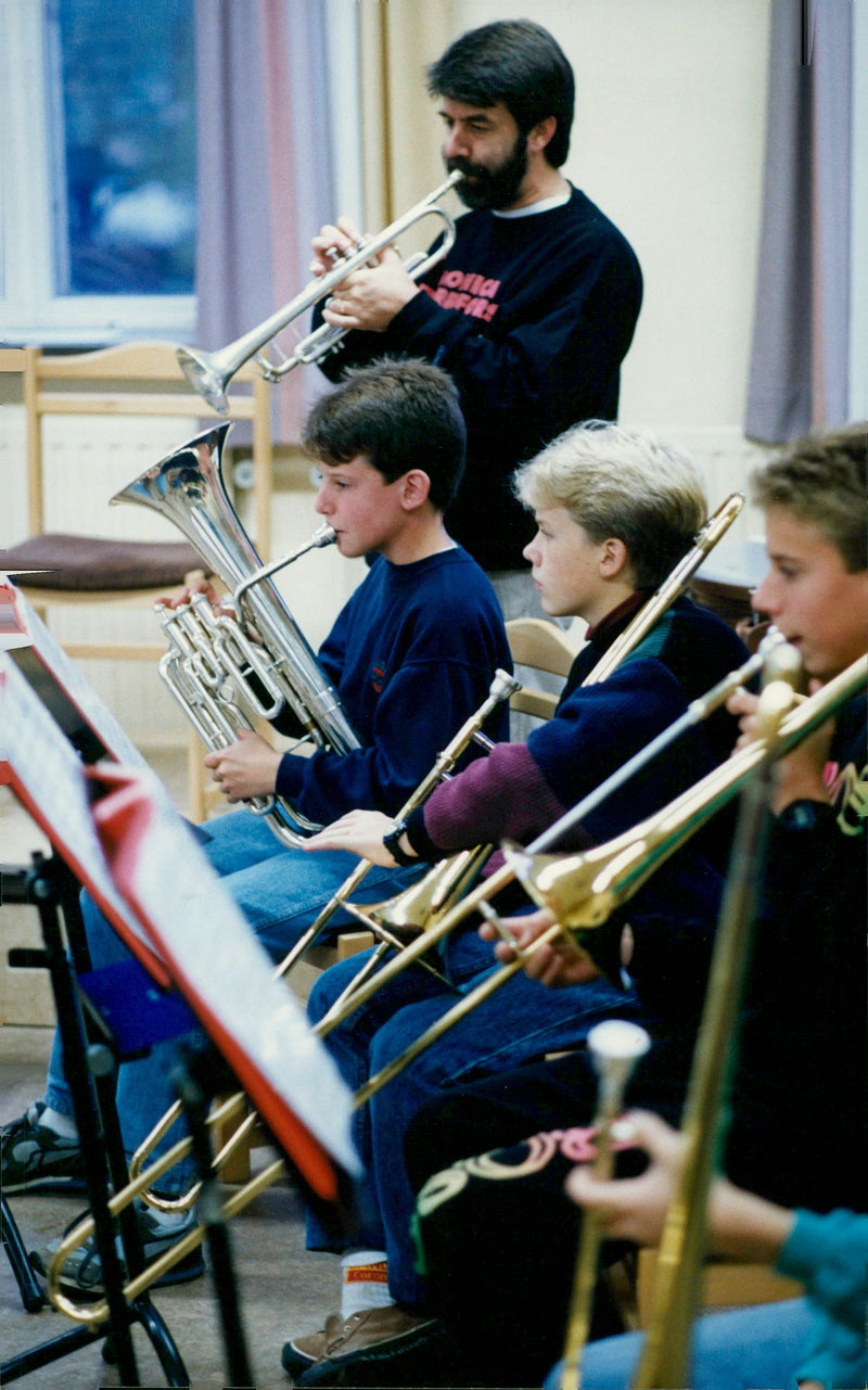 Sweden: Sandviken: Municipal Music School - Vintage Photograph