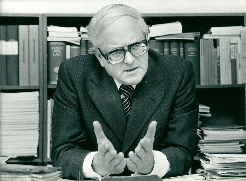 Swedish politician Nils G. Åsling - Vintage Photograph