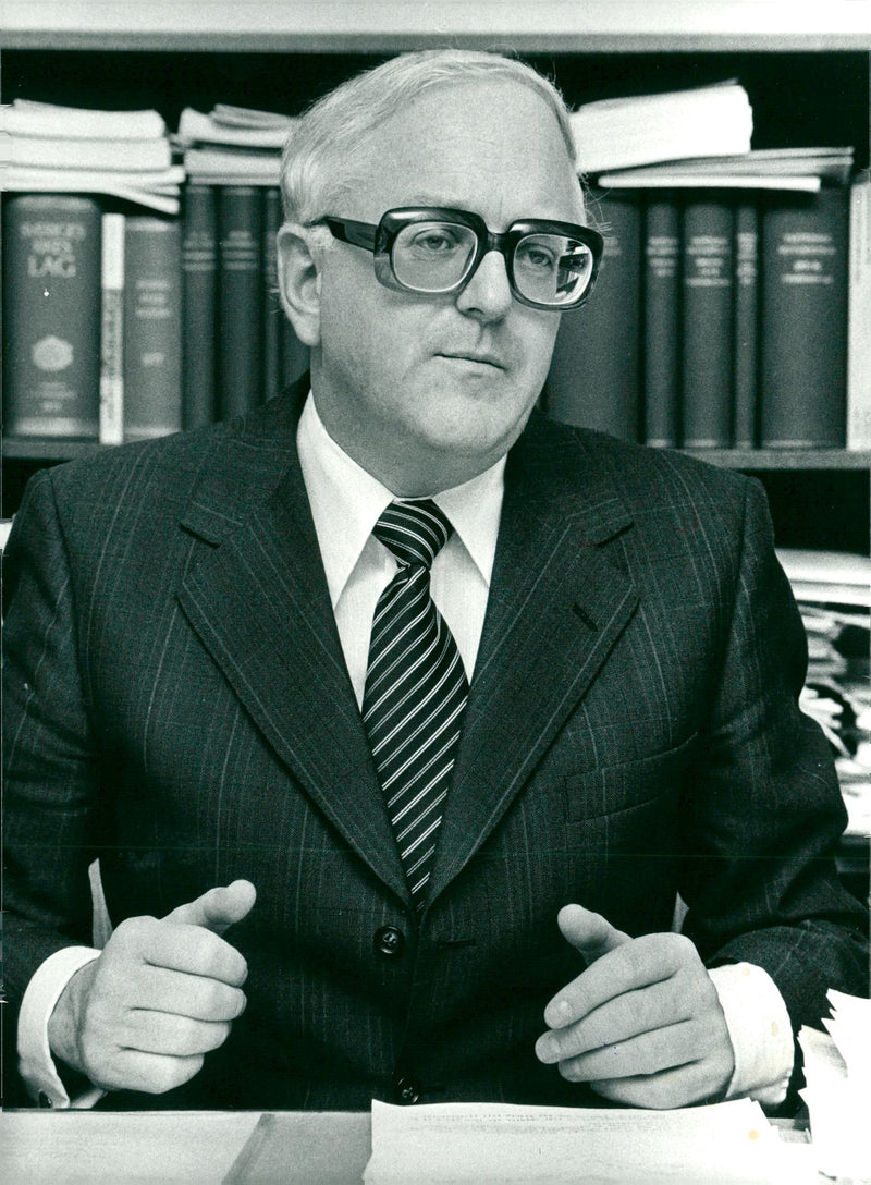 Swedish politician Nils G. Åsling - Vintage Photograph