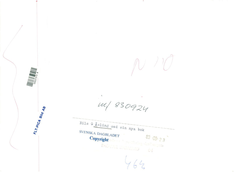 Swedish politician Nils G. Åsling - Vintage Photograph