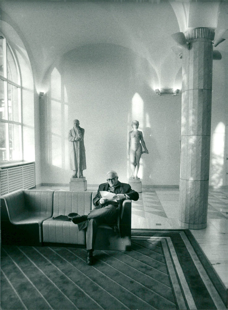 Swedish politician Nils G. Åsling - Vintage Photograph