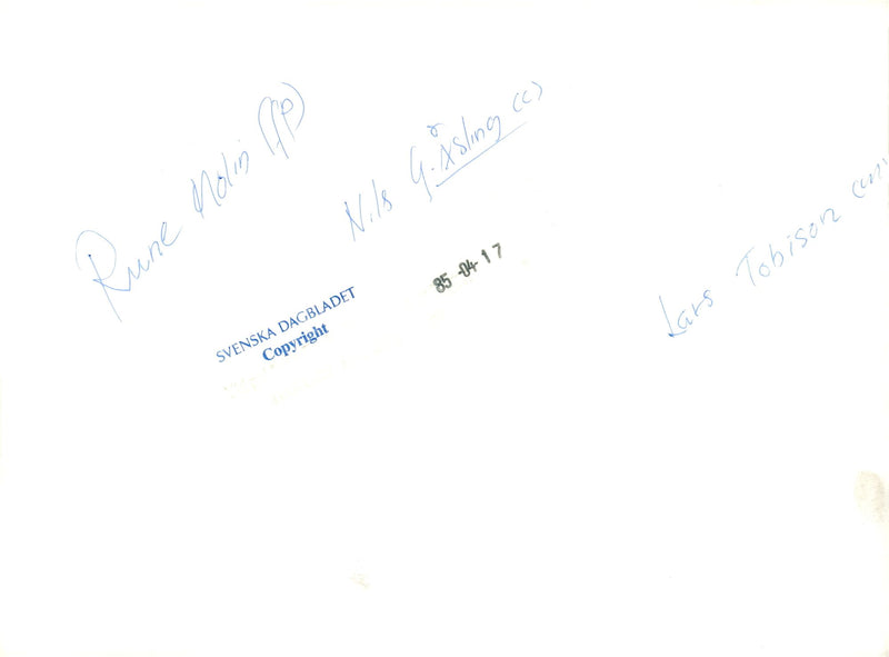 Swedish politicians Nils G. Åsling, Rune Molin and Lars Tobisson - Vintage Photograph