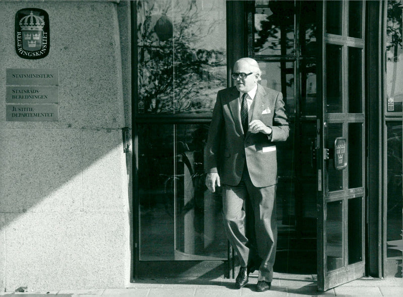 Swedish politician Nils G. Åsling - Vintage Photograph