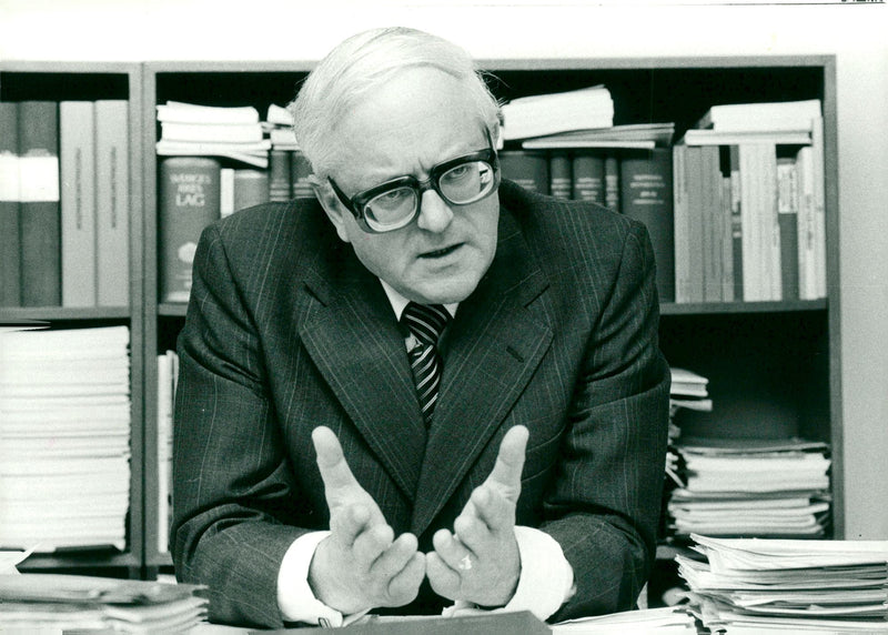 Swedish politician Nils G. Åsling - Vintage Photograph