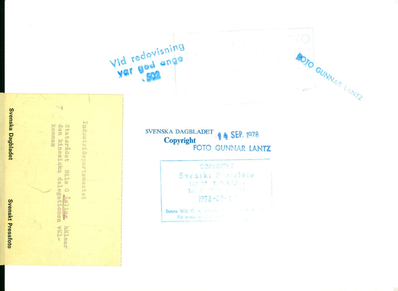 Swedish politician Nils G. Åsling - Vintage Photograph