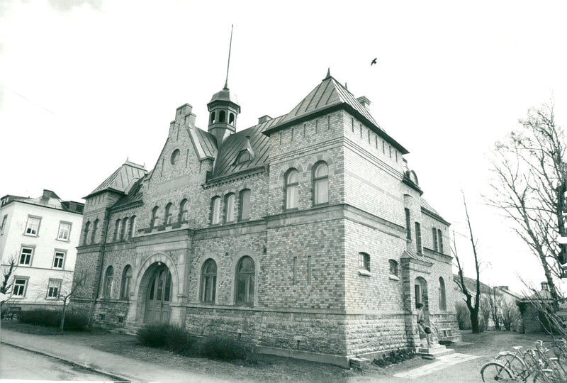 Secondary School Scene School in Skara - Vintage Photograph