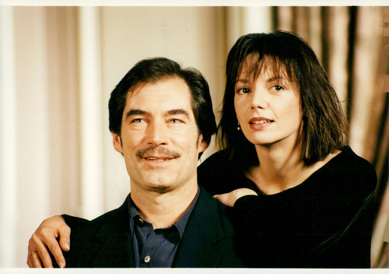 Joanne Whalley and Timothy Dalton - Vintage Photograph