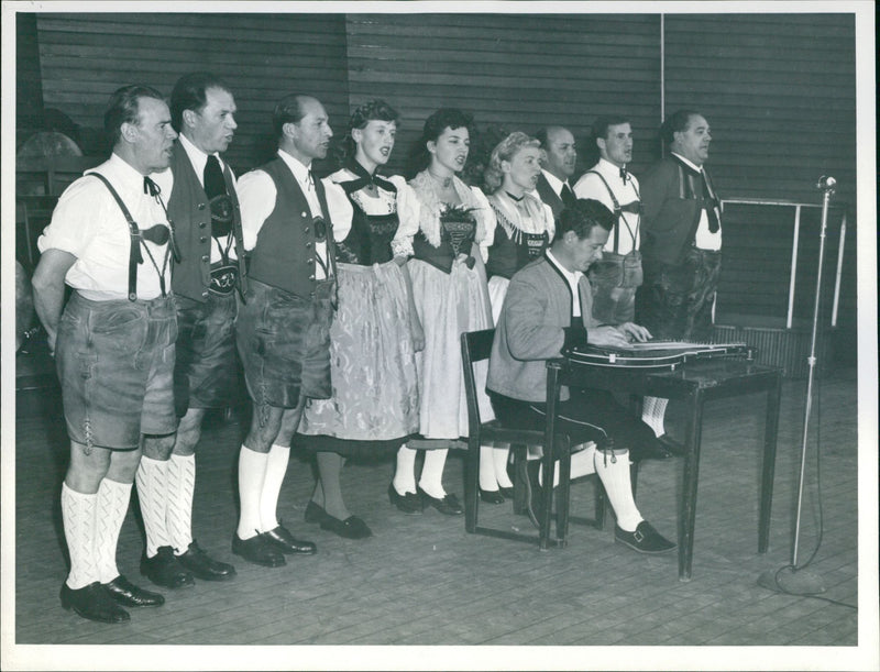 Inssbruck's all-musicians at Skansen - Vintage Photograph