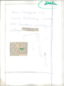 Two women at Christmas gift bag - Vintage Photograph