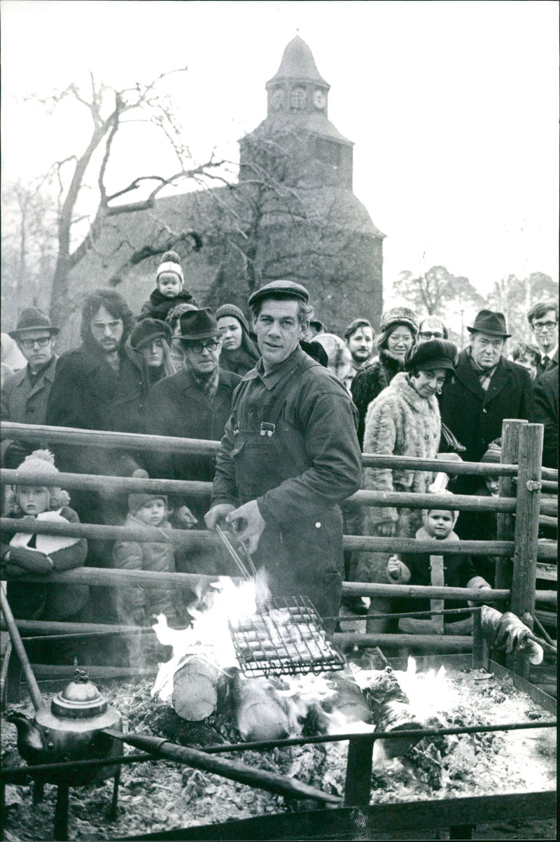 The Christmas Market of the Skans - Vintage Photograph