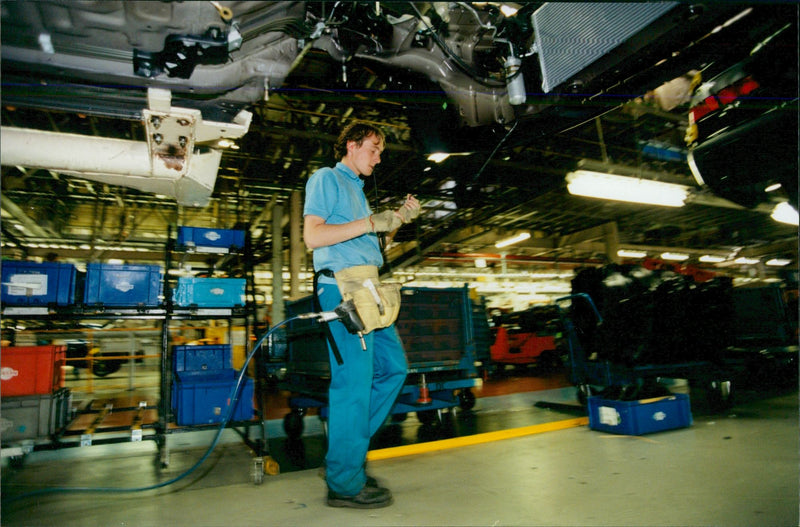 United Kingdom ENGLAND Trade & Industry Archive: 
Car, Aircraft, Engine, Shipyard - Vintage Photograph