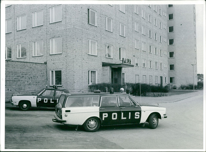 Police Car - Vintage Photograph