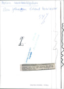 Elsie Johnson, Erland Henriksson and Olle Olofsgard at Immanuel Church. - Vintage Photograph