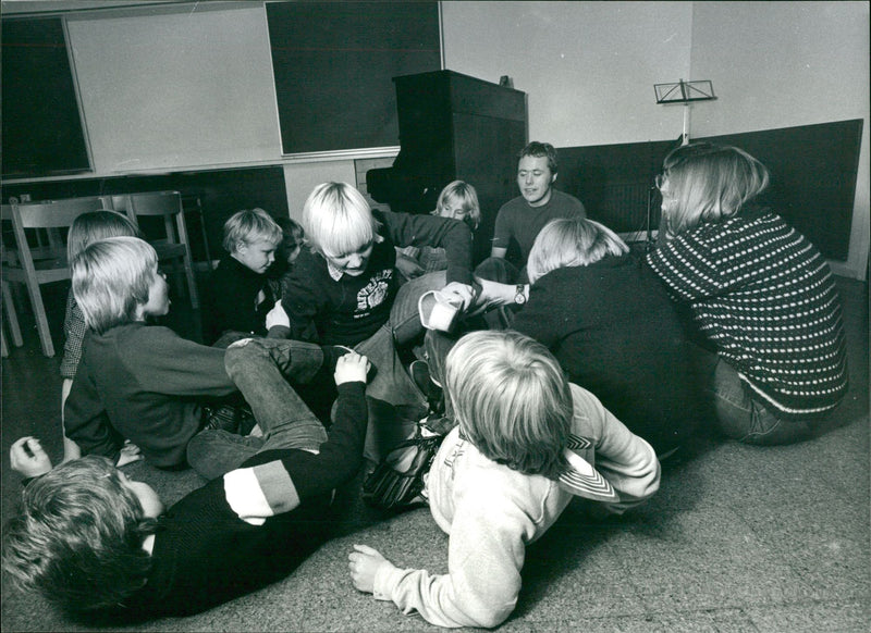 Immanuel Church scout meeting. - Vintage Photograph