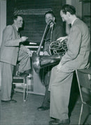 Exercises on the music - Vintage Photograph