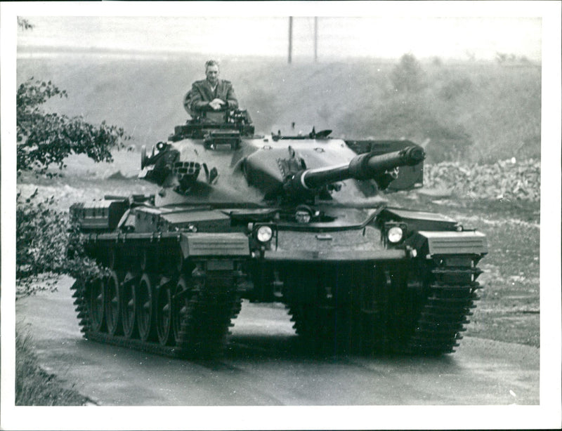 Britain's Chieftain tank - Vintage Photograph