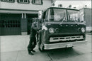 Canadian Fire Truck - Vintage Photograph