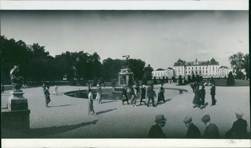 Drottningholm Palace - Vintage Photograph