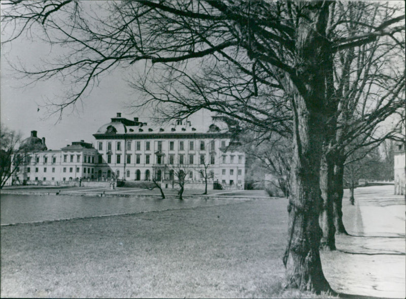 Drottningholm Palace - Vintage Photograph