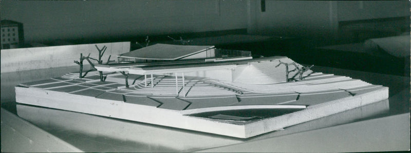 Model of of rise Ulricehamnsvägen - Vintage Photograph