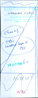 1986 POET MICHAEL - Vintage Photograph