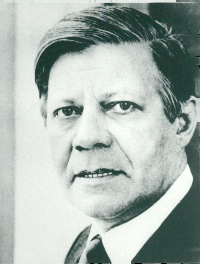 Helmut Schmidt - Vintage Photograph