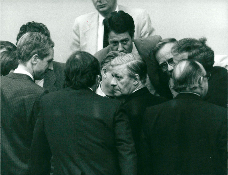 Helmut Schmidt - Vintage Photograph