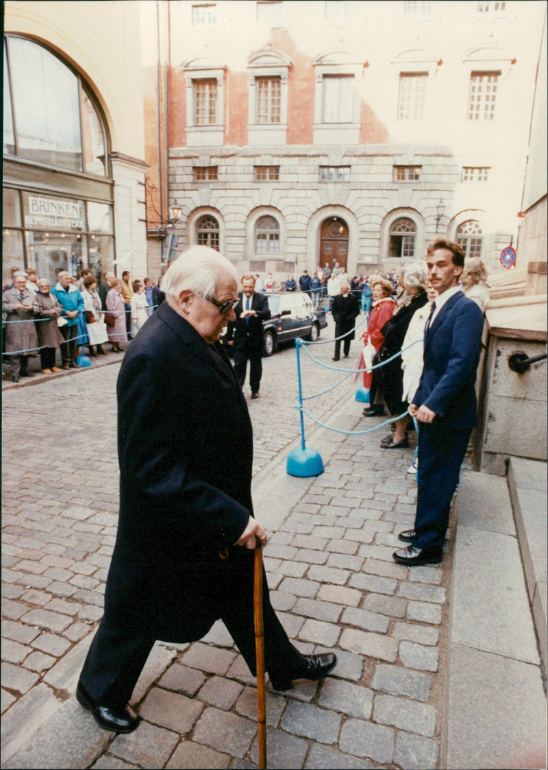 Swedish politician Gunnar Strang - Vintage Photograph