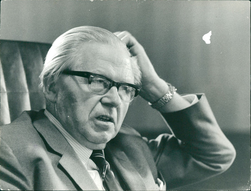 Swedish politician Gunnar Strang - Vintage Photograph