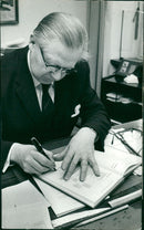 Swedish politician Gunnar Strang - Vintage Photograph