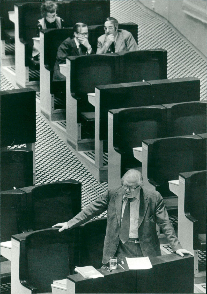 Swedish politician Gunnar Strang - Vintage Photograph