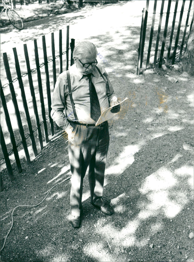 Swedish politician Gunnar Strang - Vintage Photograph