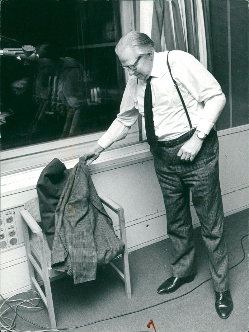 Swedish politician Gunnar Strang - Vintage Photograph