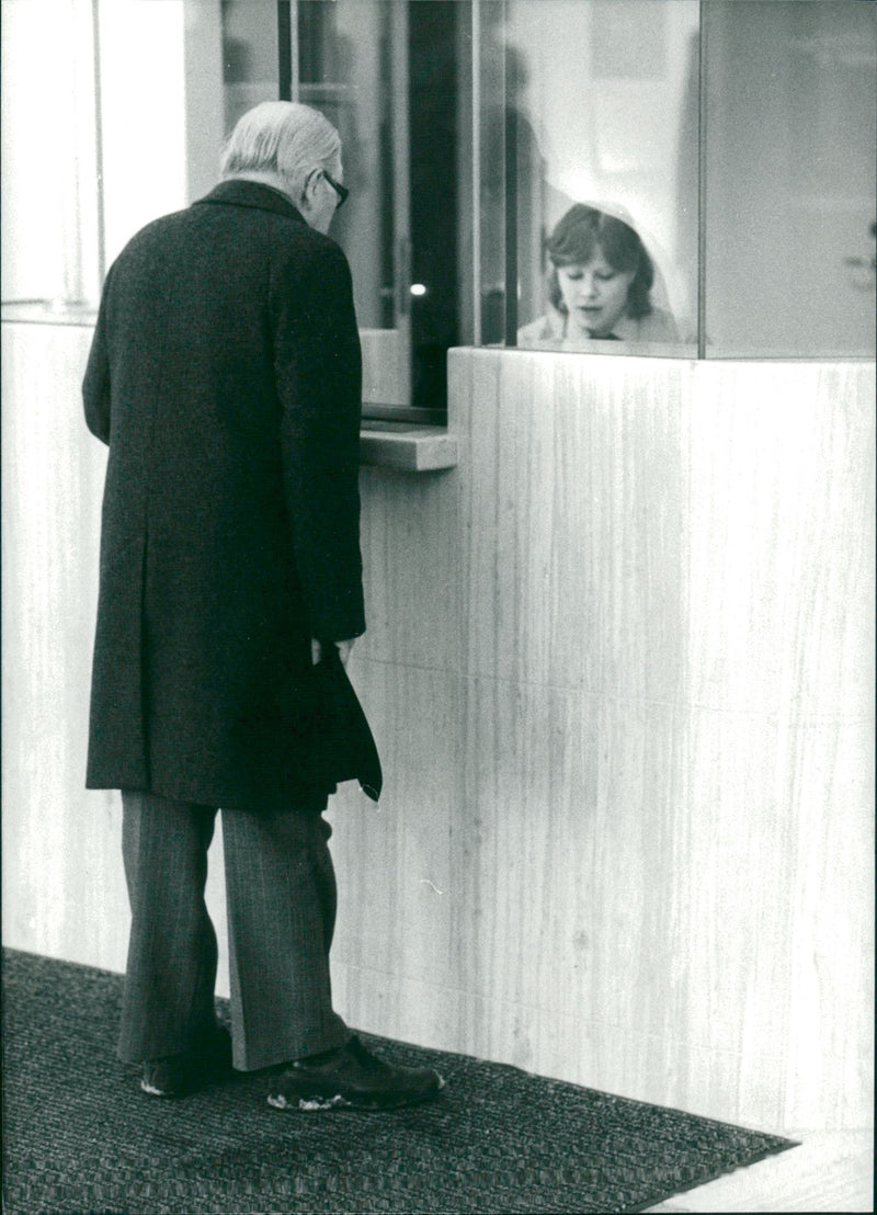 Swedish politician Gunnar Strang at Rosenbad - Vintage Photograph