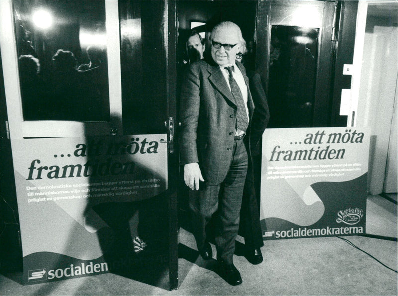 Swedish politician Gunnar Strang - Vintage Photograph