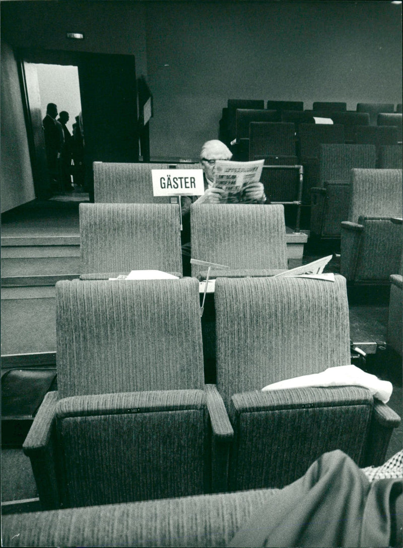 Swedish politician Gunnar Strang - Vintage Photograph