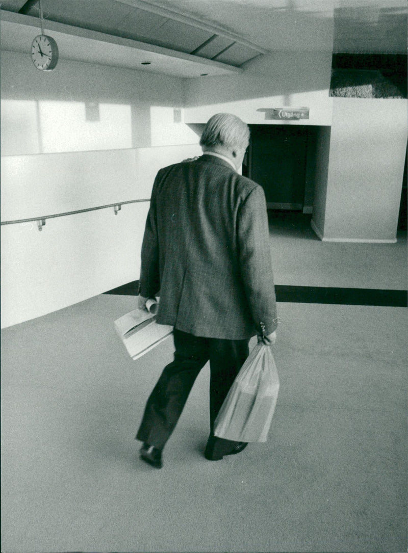 Swedish politician Gunnar Strang - Vintage Photograph